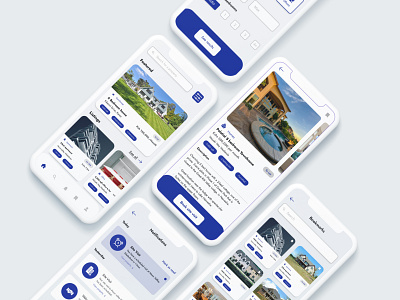 Real Estate Listings App property listing real estate ui ui design