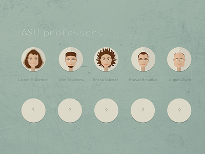 ASU Professors icon profile vintage