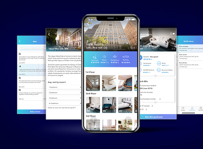 HomeReview app branding design minimal ui ux