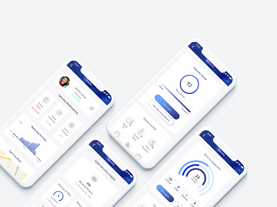 Cyber Security App app design minimal ui ux