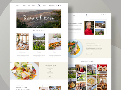 Restaurant Website design restaurant website ui web webdesign