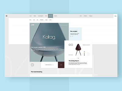 Koltag advertisement design dribbble e commerce html inspiration interface prototype site uiux web web design