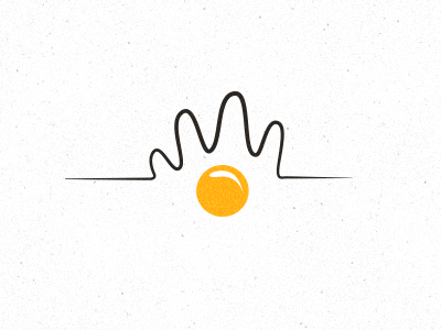 Beat + Food beat egg food logo mark music