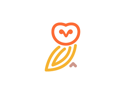 Barn Owl Logo animal barn owl boutique brand logo owl