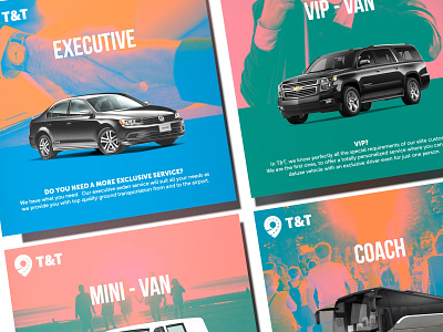 T&T - Corporate identity branding cars flyers identity print transport travel