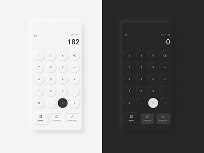 Daily UI 004 ⏤ Calculator