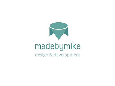 "madebymike" - My new personal brand blue bole brand branding by green logo made michael mike new personal portfolio tree trunk turquoise