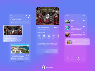 Hotel Booking Mobile Application UI Design
