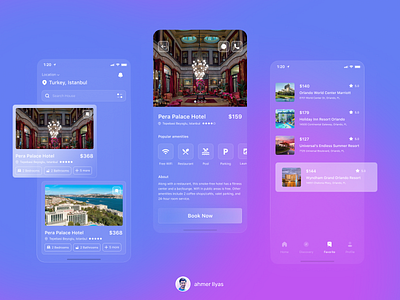 Hotel Booking Mobile Application UI Design appointment booking app hotel hotel app hotel booking hotel booking app ui hotels mobile mobile app mobile app design mobile design mobile ui online booking online hotel booking tour tour app tourism tours