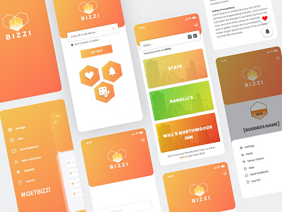 bizzi Mobile App ux ui design