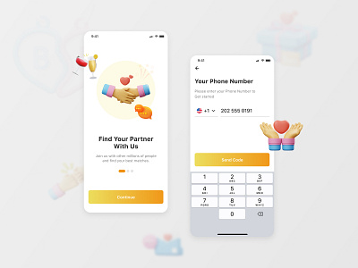 Dating Mobile App UX UI Design