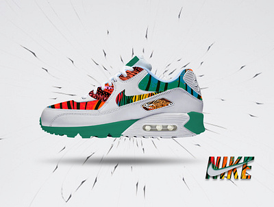 African Print Version art art print artist artwork brand agency brand identity branding design logo nike nike air nike air max nike running nike shoes