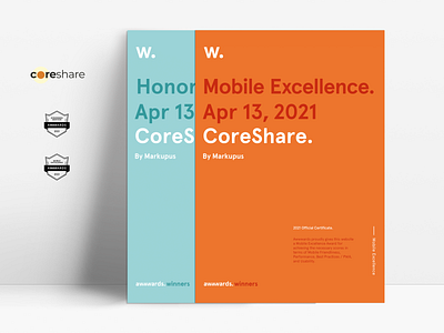 CoreShare - awards