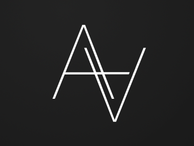 AV logo by Ted Bates Jr on Dribbble