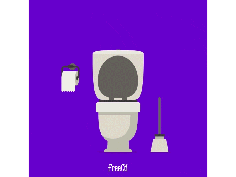 Freeco | Halloween animation witch freeco halloween motion toilet