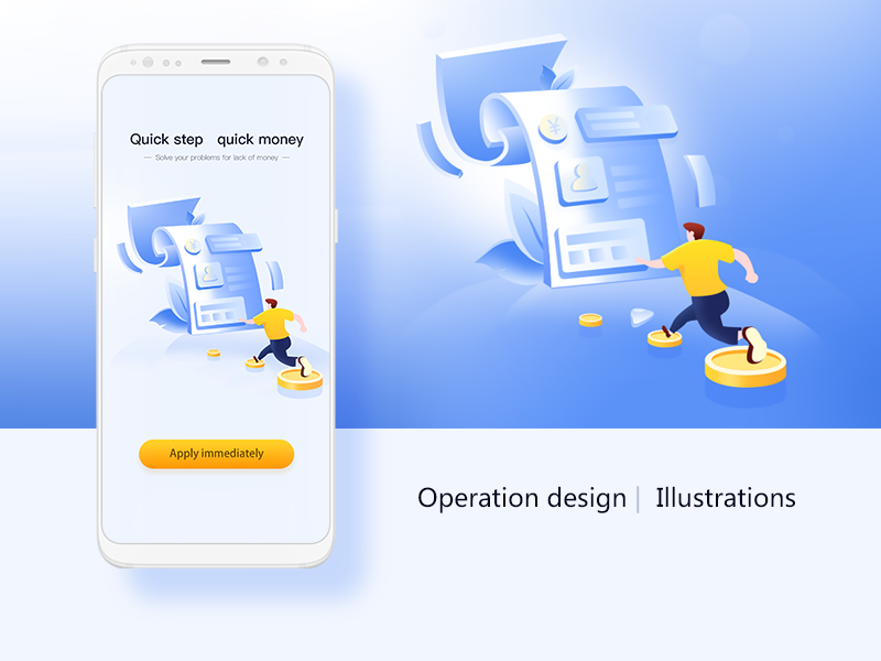Operation design | Illustrations illustration ui