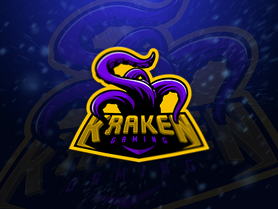 Kraken Gaming brand branding design esport esport logo gaming gaming logo illustration kraken logo