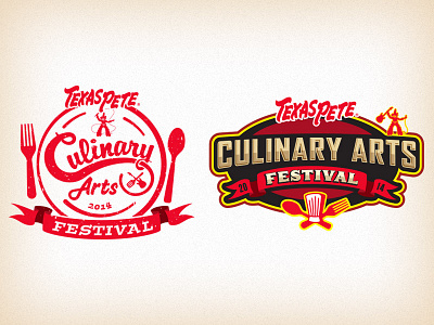 Texas Pete Culinary Arts Festival arts culinary festival identity logo pete texas
