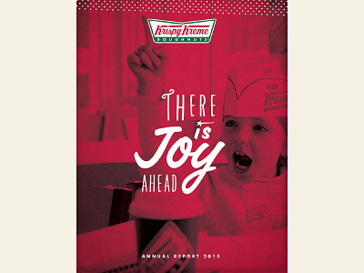 Krispy Kreme Annual Report Cover ahead annual cover joy kid kreme krispy report