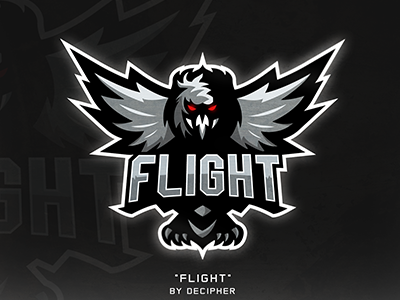 Eagle "Flight" Mascot Logo eagle esports esports logo flight gaming mascot