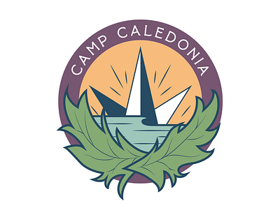 Camp Caledonia branding design illustrator cc logo vector vector art