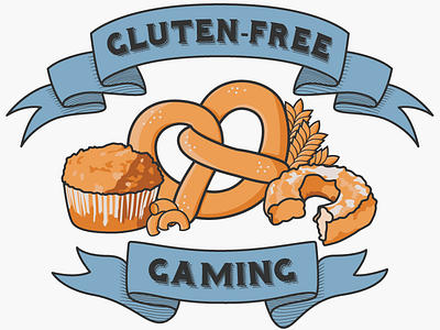 Gluten-Free Gaming logo logo vector