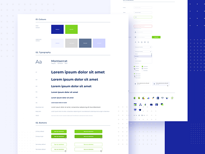 Netwise - CRM Solution Company | Styleguide blue colour palette companny crm crm solution design system dot dots flat ilustration green ilustration landingpage sketch software house styleguide typography ui ui kit ux website
