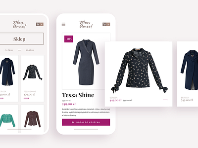 MonAmie! - e-commerce platform | Mobile detail e commerce e commerce app ecommerce ecommerce app ecommerce shop fashion fashion brand mobile order process woman