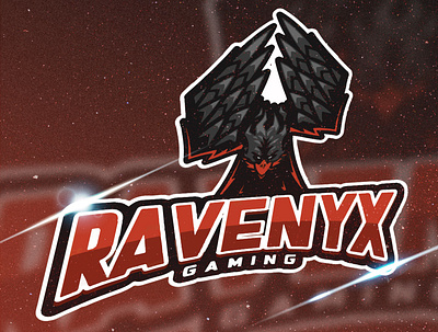 RAVENYX GAMING adobe illustrator adobe photoshop esport logo graphic design graphicdesign illustrator logo logo design mascot design mascot logo naruto