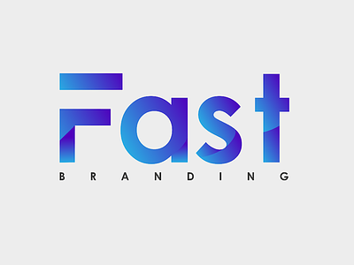 Fast Branding Logo dailylogochallenge graphicdesign illustrator logo thirtylogochallenge thirtylogos