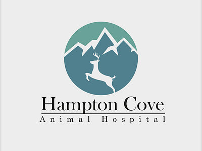 Hampton Cove Logo graphicdesign illustrator mountain nature thirtylogochallenge thirtylogos vector