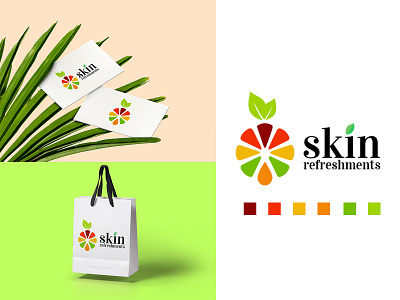 Skin Refreshments Logo Design adobe creative cloud adobe illustrator adobe photoshop brand brand design branding graphic design graphicdesign illustrator logo logo design logo design branding logotype pastel pastel color