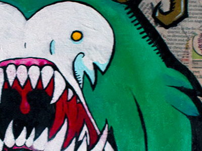 Dental Monster beast fangs illustration monster painting teeth