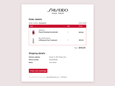 Daily UI 017 Email Receipt dailyui e commerce email receipt receipt ui