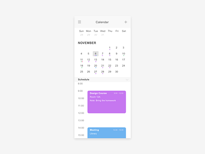 Daily UI 038 Calendar calendar calendar app dailyui ui