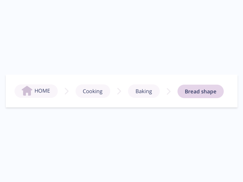 Breadcrumbs Daily UI 056 by Yinan on Dribbble