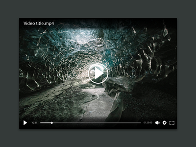 Video Player | Daily UI 057