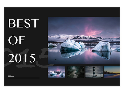 Best Of 2015 | Daily UI 063 best of best of 2015 daily 100 dailyui ui