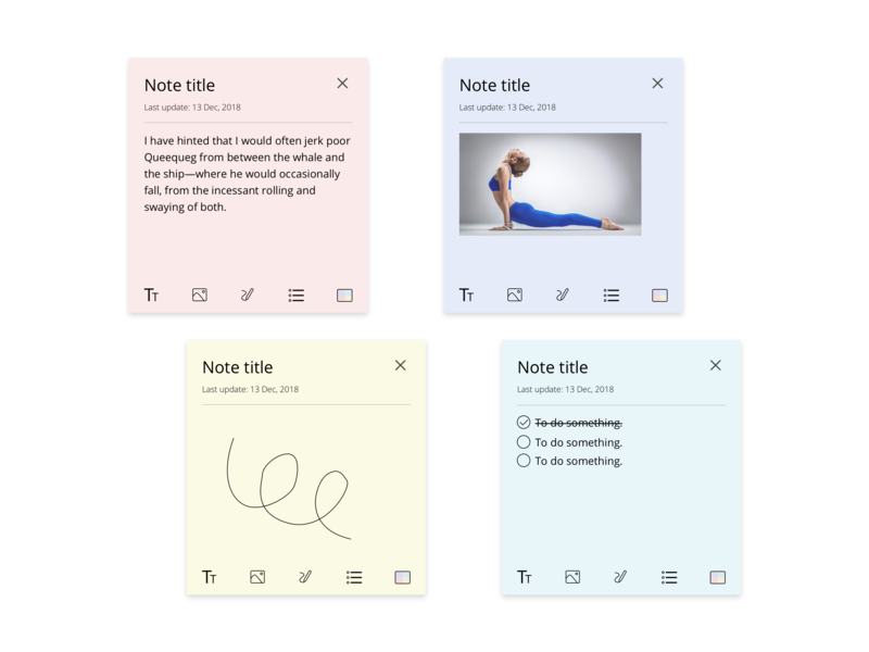Notes Widget designs, themes, templates and downloadable graphic