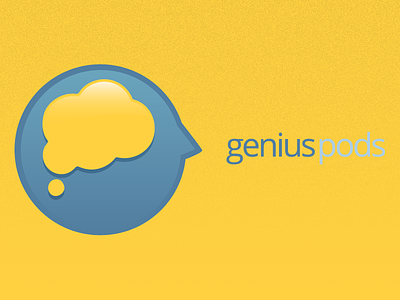 Genius Pods Logo branding logo warm