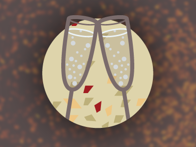 Timing is Everything cheers! icon illustration