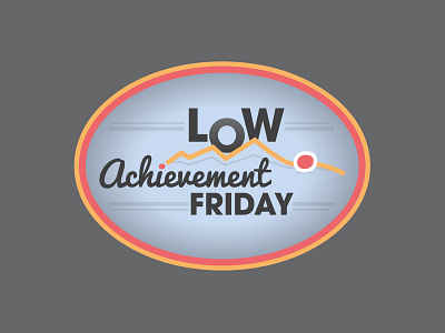 Low Achievement Friday badge illustration