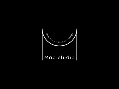 New work: Mag studio — Interior & Architectural Design arcade architectural architecture architecture logo branding design identity logo logomark logotype minimalism simplicity typography visual