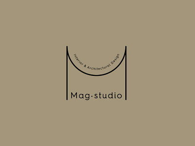 Mag Studio Logo arcade architect architectural architecture brand identity branding design icon design letter m letter m logo line drawing logomark mag studio monogram monogram logo simplicity visual design visual identity