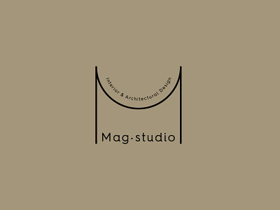 Mag Studio Logo arcade architect architectural architecture brand identity branding design icon design letter m letter m logo line drawing logomark mag studio monogram monogram logo simplicity visual design visual identity