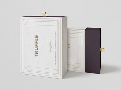 Truffle / Chocolate Box Packaging box brand branding chocolate design graphic minimalism packaging simplicity visual