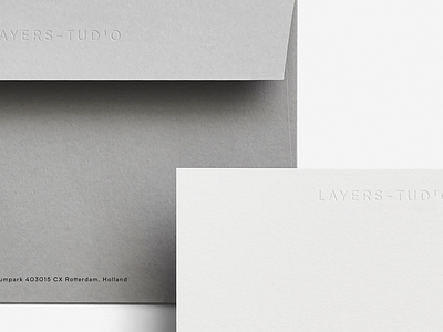 Envelope design for Layers-tudio.