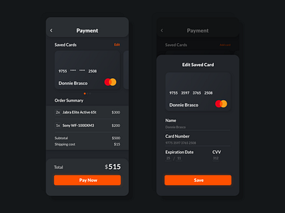 Credit Card Checkout credit card credit card checkout dailyui darkmode ui ui design