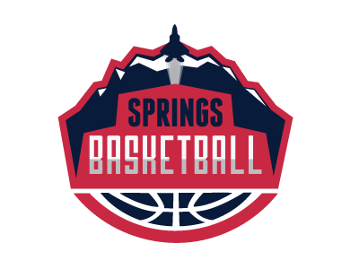 Springs Basketball Logo basketball colorado colorado springs f15 f16 jet logo mountain sports sports logo
