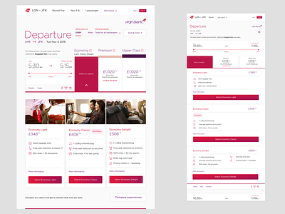 Virgin Atlantic Shopping Breakpoint Designs